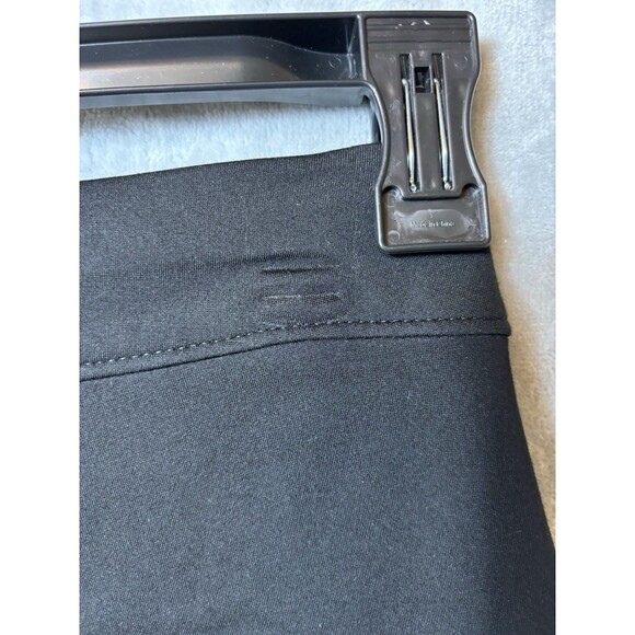 Chicos Woman’s Size 1 R Black Leggings Dressy Silver Bling At Tighter Ankle - Picture 4 of 7